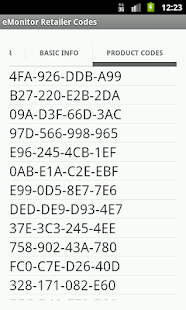 Free eMonitor Retailer Codes APK for PC