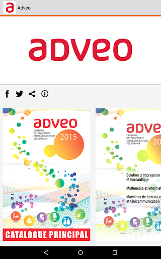 Adveo France - Catalogue 2015