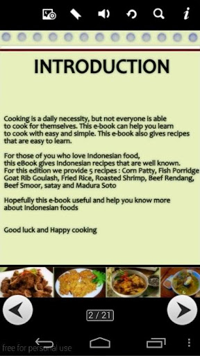 【免費書籍App】Indonesian Food-APP點子