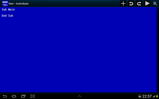 AndroBasic Basic language
