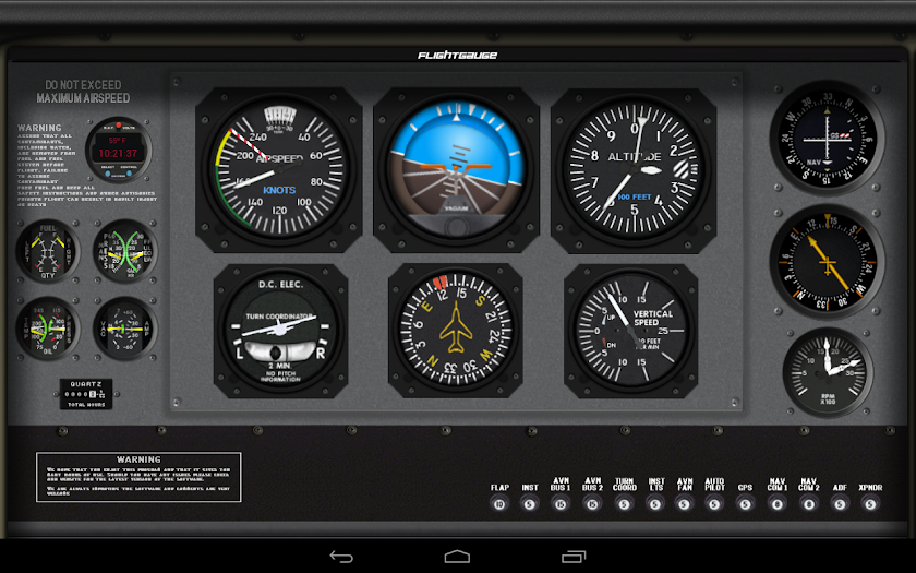 FlightGauge Screen 3