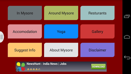 Mysore Tourism App