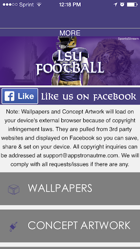 【免費運動App】LSU Football STREAM-APP點子