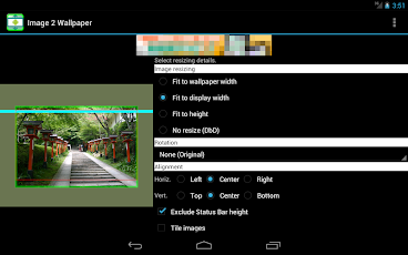 Image2Wallpaper: Wallpaper bestens an den Smartphone  oder Tabletbildschirm anpassen