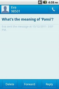 Easy SMS solid Blue theme Screenshots 1