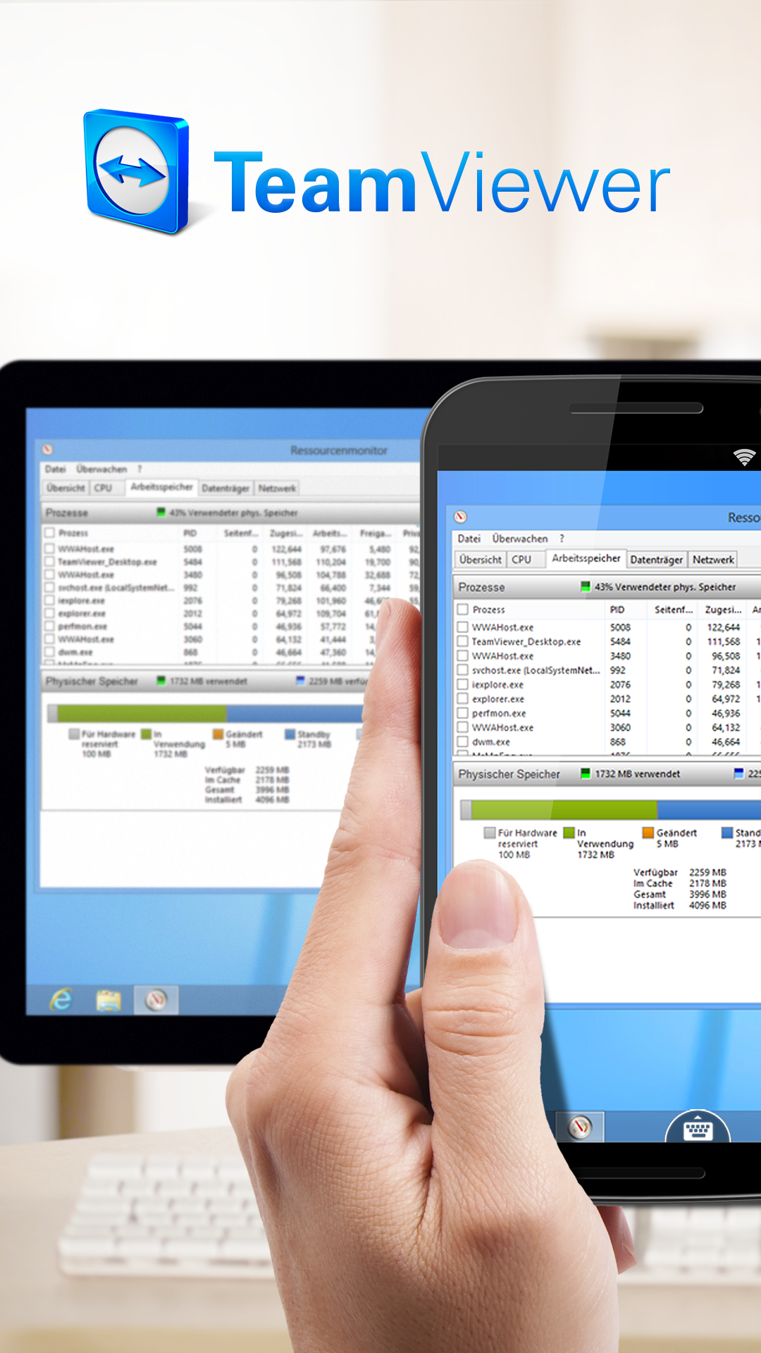 Android application TeamViewer Remote Control screenshort