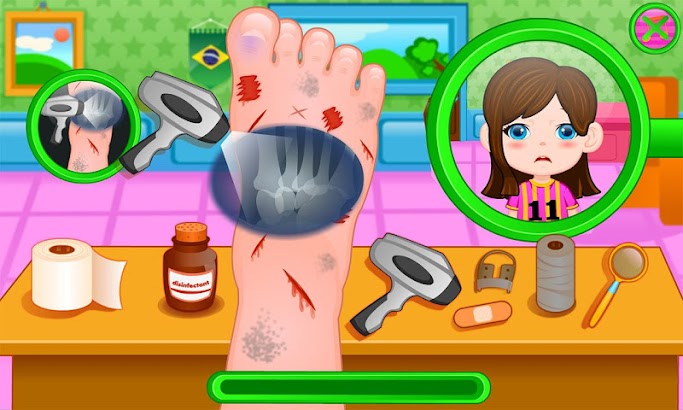Big foot doctor game screenshot