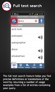 Merriam-Webster's Unabridged - screenshot thumbnail