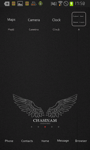 Wings Go Launcher theme