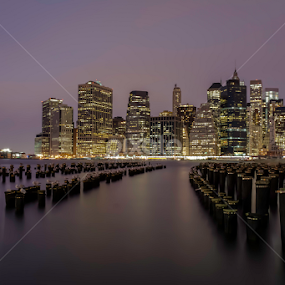 by Wendell Kennedy - City,  Street & Park Skylines