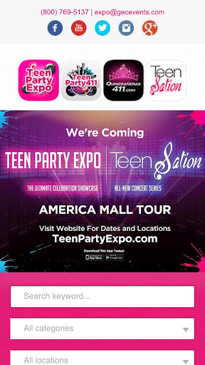 Teen Party Expo