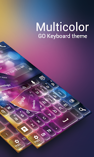 GO Keyboard Multicolor Theme