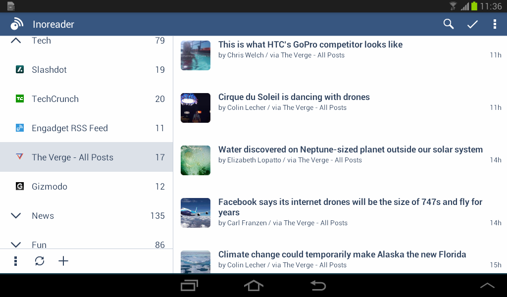 Inoreader - RSS＆ニュースリーダー - Google Play の Android アプリ