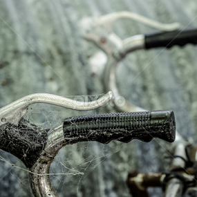 An Old Bicycle Handle by Daniel Mutryn - Abstract Macro
