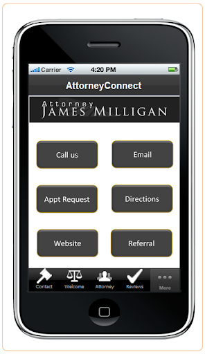 【免費商業App】Attorney James Milligan-APP點子