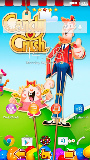 Xperia Theme Candy Crush