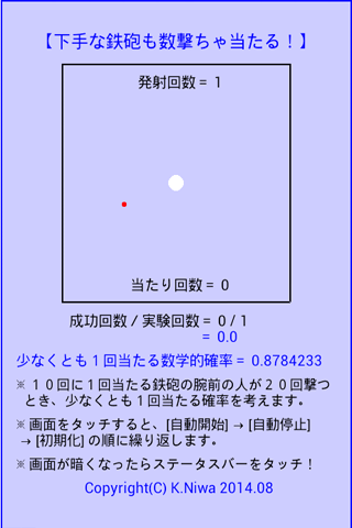 下手な鉄砲も数撃ちゃ当たる！