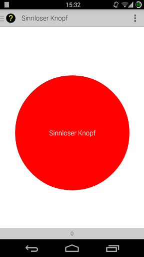 Sinnloser Knopf