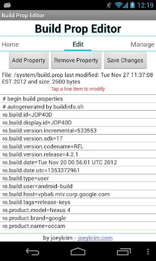 【免費工具App】Build Prop Editor-APP點子