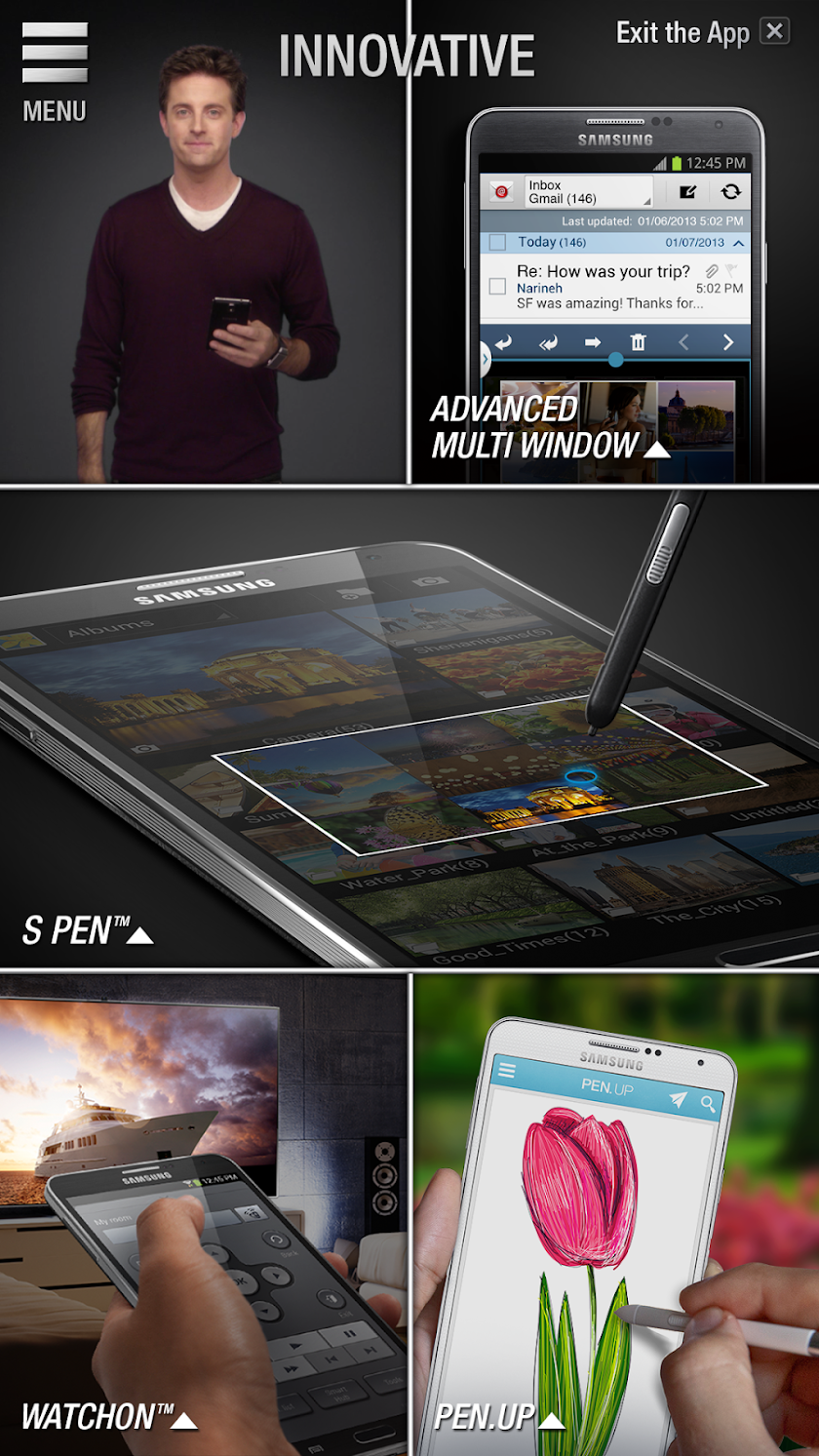 US GALAXY NOTE 3 RETAIL MODE Screen 3