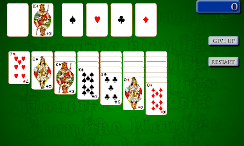 Android application Klondike Solitaire screenshort