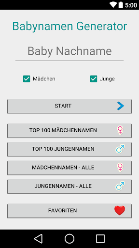 German baby names PRO