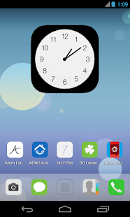 Ios7 Flat (APEX NOVA GO THEME) - screenshot thumbnail