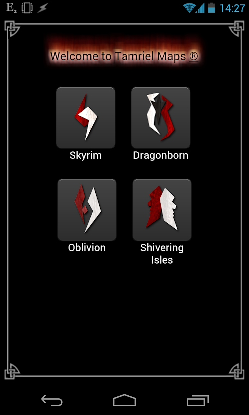 Android application Tamriel Maps screenshort