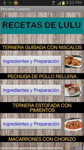 Recetas de Cocina Españolas