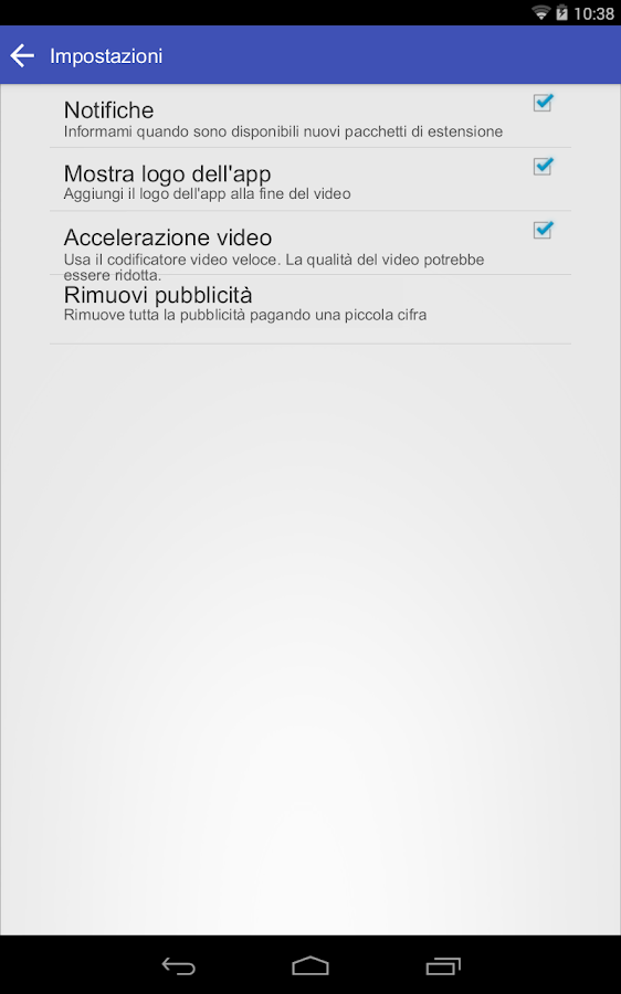 Video Scoompa Editor di presentazioni e video App Android su