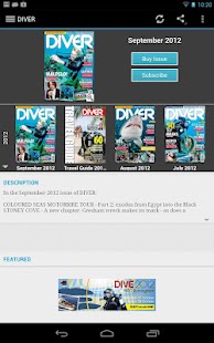 Diver Magazine Screenshots 0