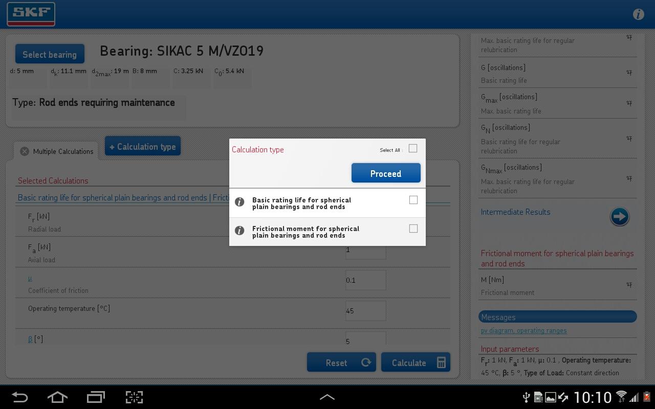 SKF Bearing Calculator Android Apps on Google Play