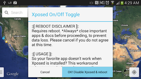 Xposed On Off Toggle