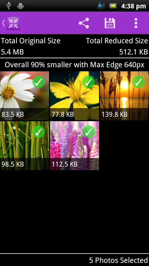 Resize MyPix Premium Screen 2