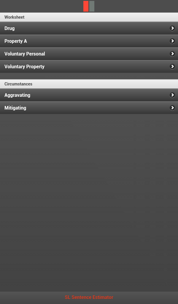 Sentence Estimator Screen 3