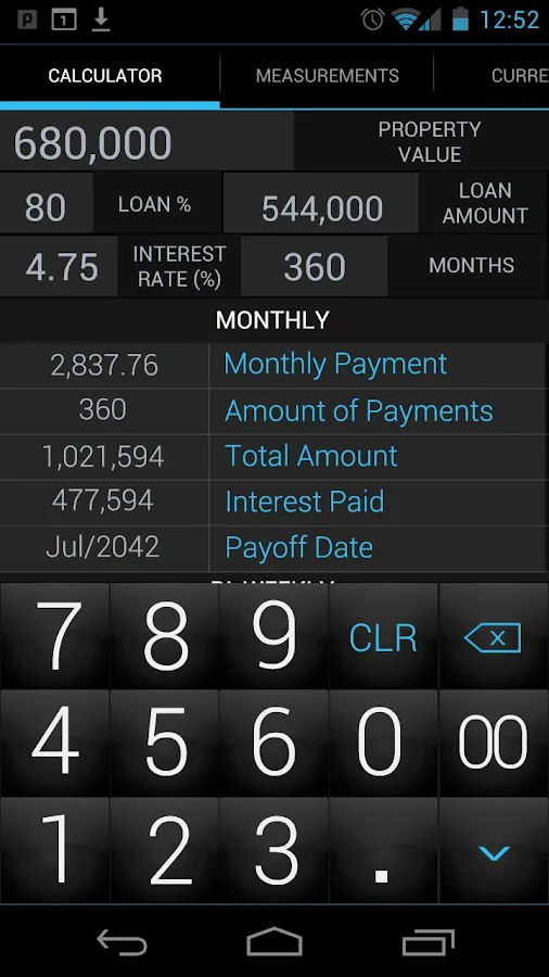 Calculator & Converter Pro - screenshot