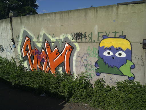 Purple Guy Graffiti