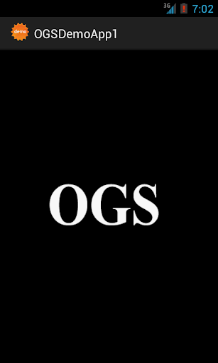 OGS Demo First App