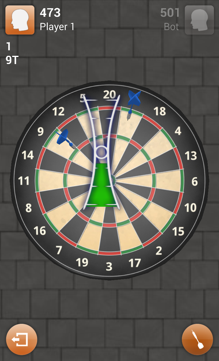 Android application Darts 3D screenshort