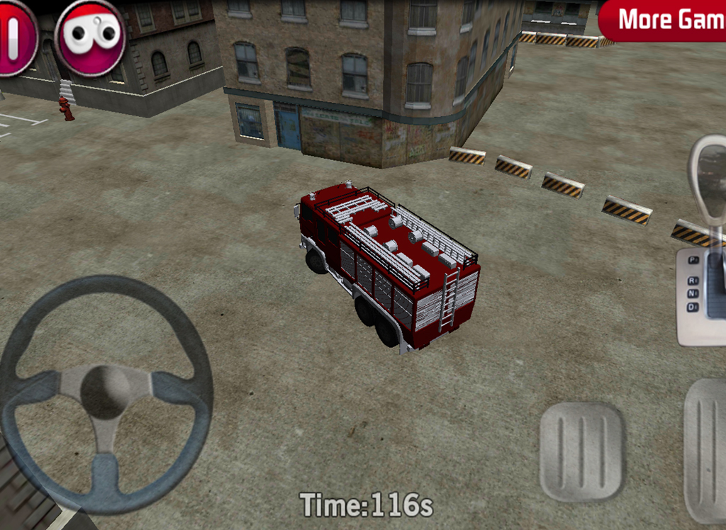 Fire Truck parking 3D
