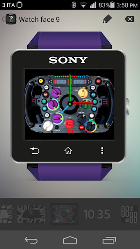 F1 Clock Widget SmartWatch 2