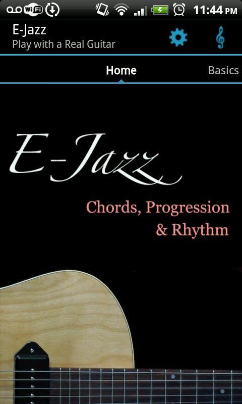 Jazz Guitar Lessons : E-Jazz Screen 1