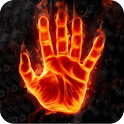 Fire Hand Live Wallpaper