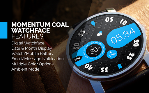 Momentum Coal Watch Face