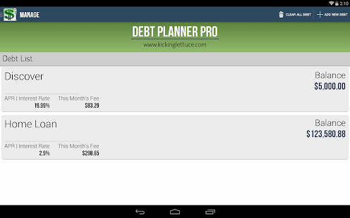 Debt Planner Pro