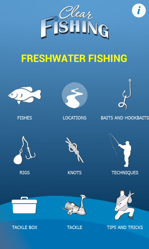 Android application Fishing Freshwater screenshort