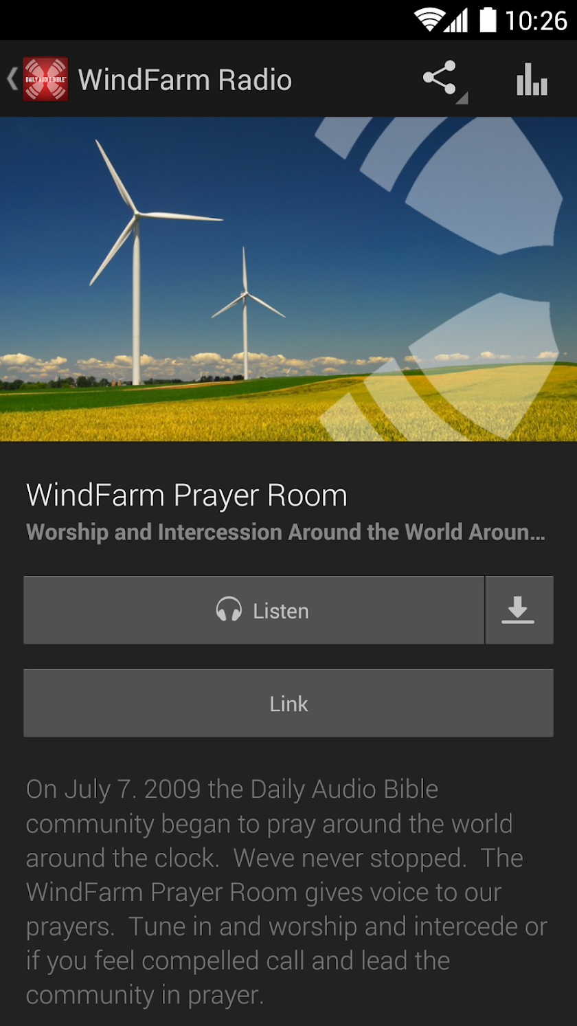 Daily Audio Bible Screen 3