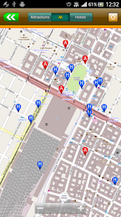 Turin Offline Map Travel Guide - náhled