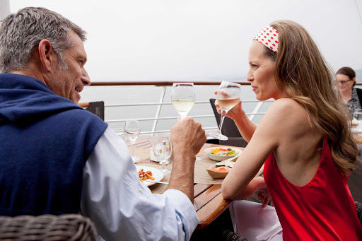 Let the sea air sharpen your appetite for the food at Windows Cafe while sailing with Azamara.