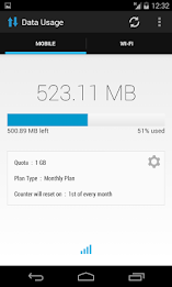 DashClock Data Usage Extension poster 5